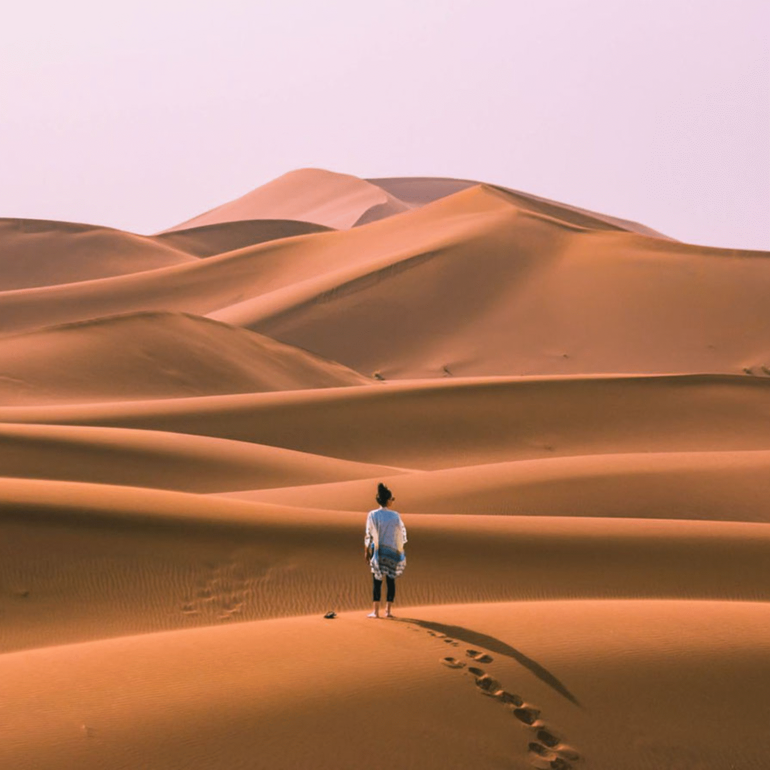 Morocco Sandboarding in the gaint Erg Chabbi
