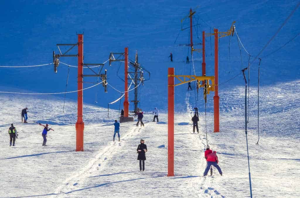 Snow Skiing In Morocco