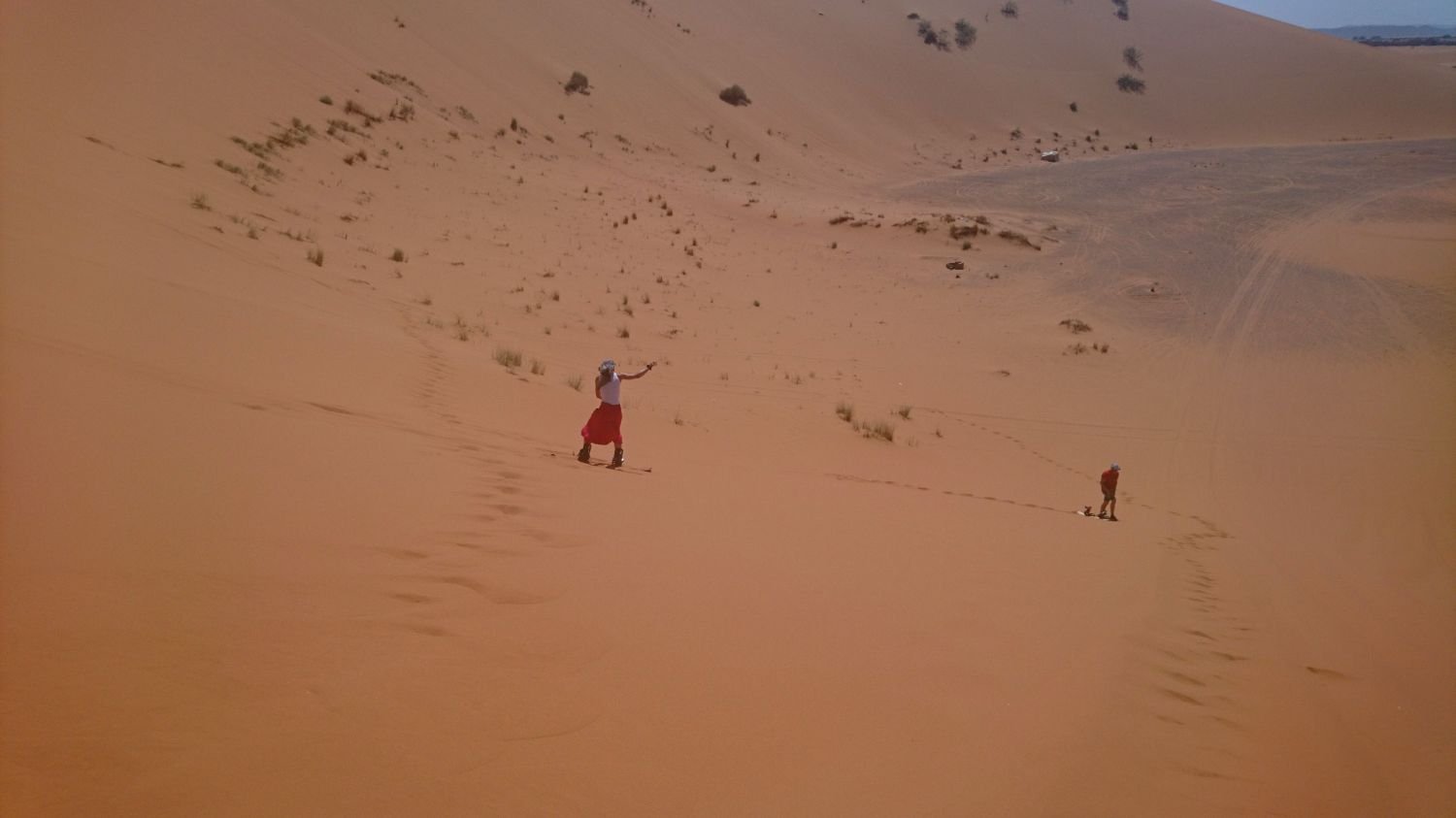 Morocco Sandboarding in the gaint Erg Chabbi